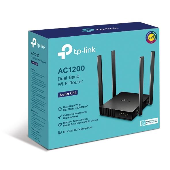 TP-LINK AC1200 DUAL-BAND WI-FI ROUTER ARCHER C54 Photo