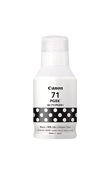 CANON HIGH PAGE YIELD INK BOTTLE BLACK GI-71 137ML Photo