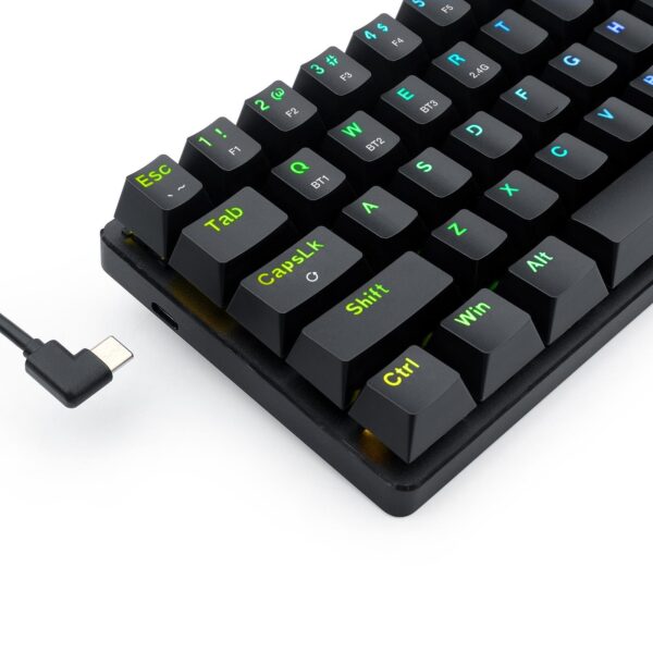 REDDRAGON ANUBIAS COMPACT SLIM WIRELESS GAMING KB WHITE - Image 3
