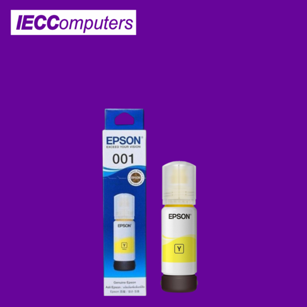 EPSON 001 PIGMENT YELLOW INK BOTTLE 70ML
