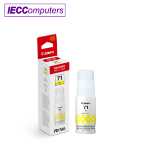 CANON HIGH PAGE YIELD INK BOTTLE YELLOW GI-71 70ML