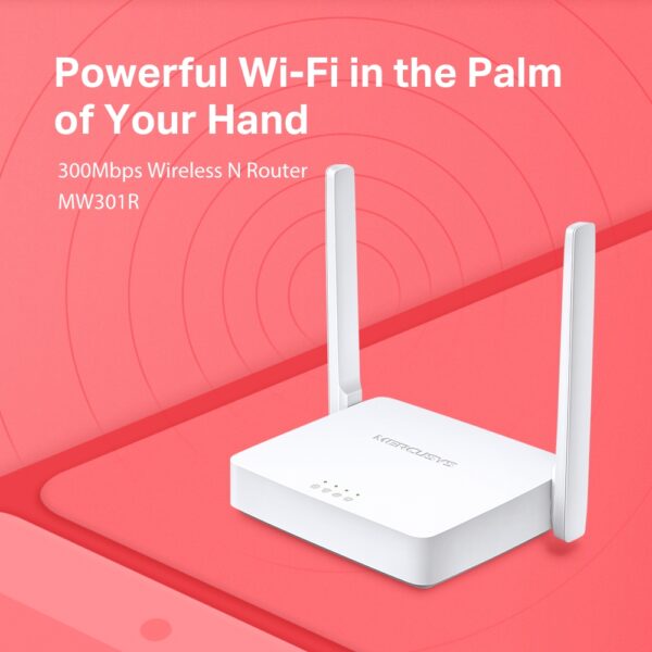 MERCUSYS 300MBPS WIRELESS N ROUTER MW301R - Image 4