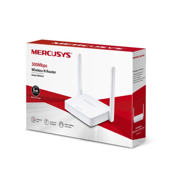 MERCUSYS 300MBPS WIRELESS N ROUTER MW301R