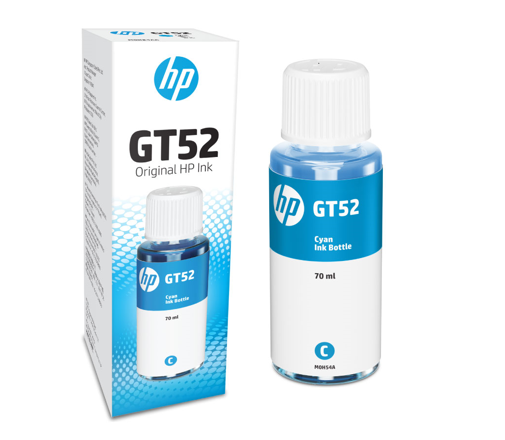HP GT52 CYAN ORIGINAL INK BOTTLE 70ML Photo