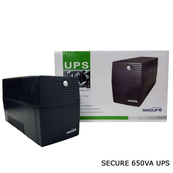 SECURE BACKUP UPS 650VA