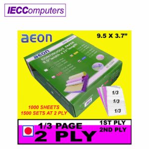 9.5" X 11" 2PLY CONTINUOUS PAPER 60GSM