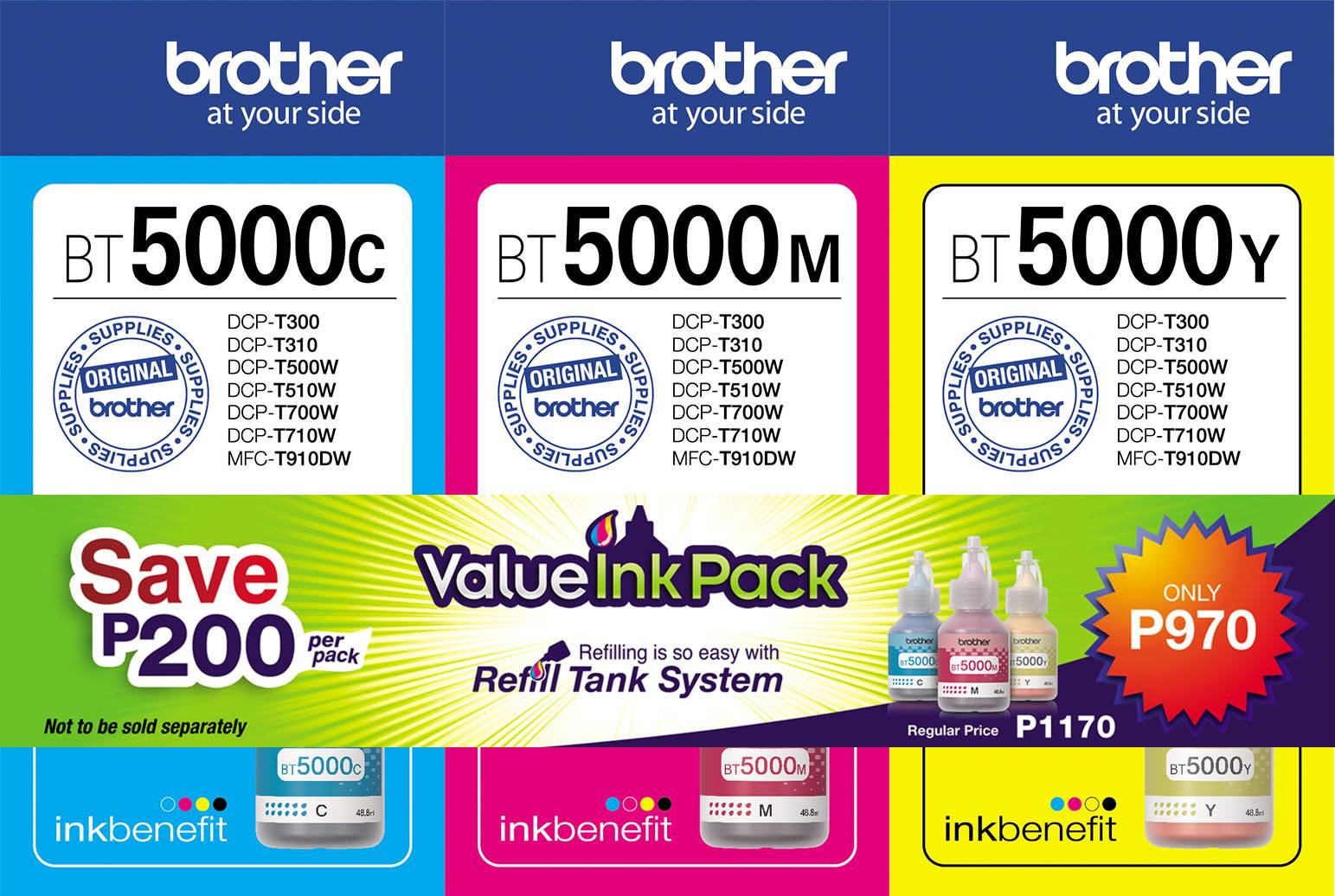 BROTHER BT5000 COLOR VALUE PACK Photo