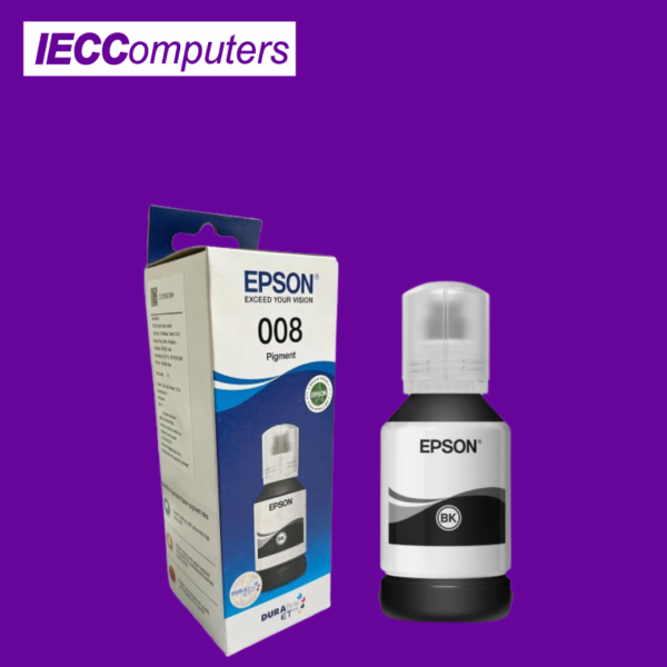 EPSON 008 PIGMENT BLACK INK BOTTLE 127ML