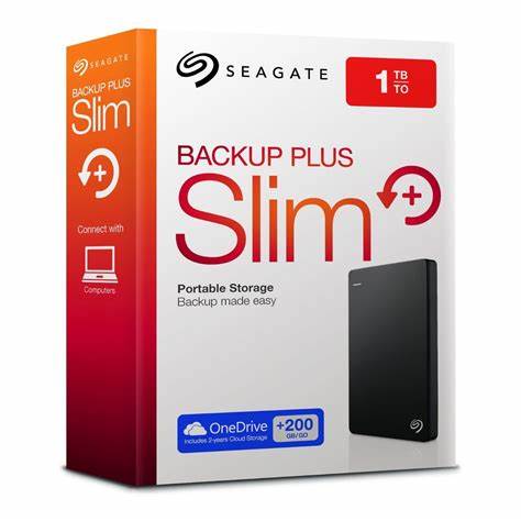 SEAGATE BACKUP PLUS SLIM EXT HDD 1TB Photo