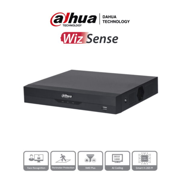DAHUA XVR5116HS-I3 16 Channel Penta-brid 5M-N/1080P Compact 1U 1HDD WizSense Digital Video Recorder