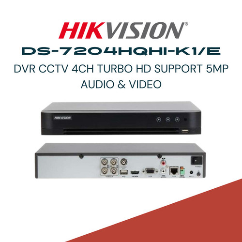 HIKVISION DS-7204HQHI-K1/E 4-ch 1080p 1U H.265 DVR | IECComputers