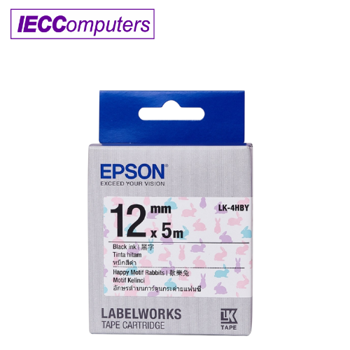 EPSON LABELWORKS LK-4HBY TAPE CARTRIDGE 12MM (RABBIT) Photo