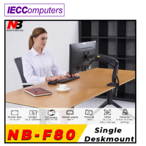 NORTHBAYOU F80 SINGLE MONITOR RISER L ARM