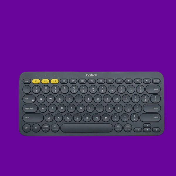 LOGITECH K380 PORTABLE TYPING KEYBOARD (BLACK) - Image 4