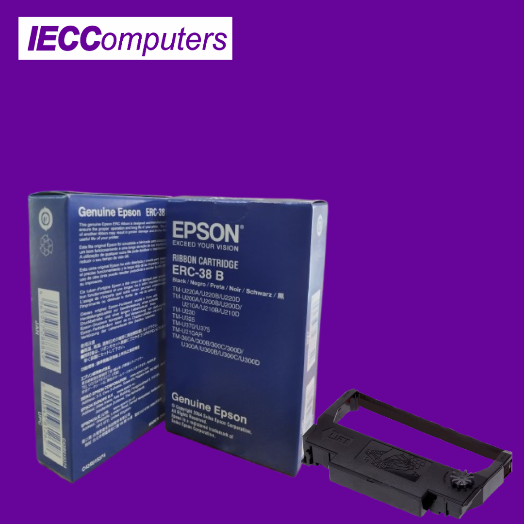 EPSON ERC-38B RIBBON CARTRIDGE | IECComputers