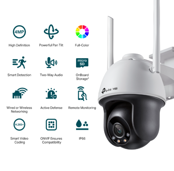 VIGI C540W(2.8mm) 4MP FULL COLOR WIRELESS PTZ - Image 7