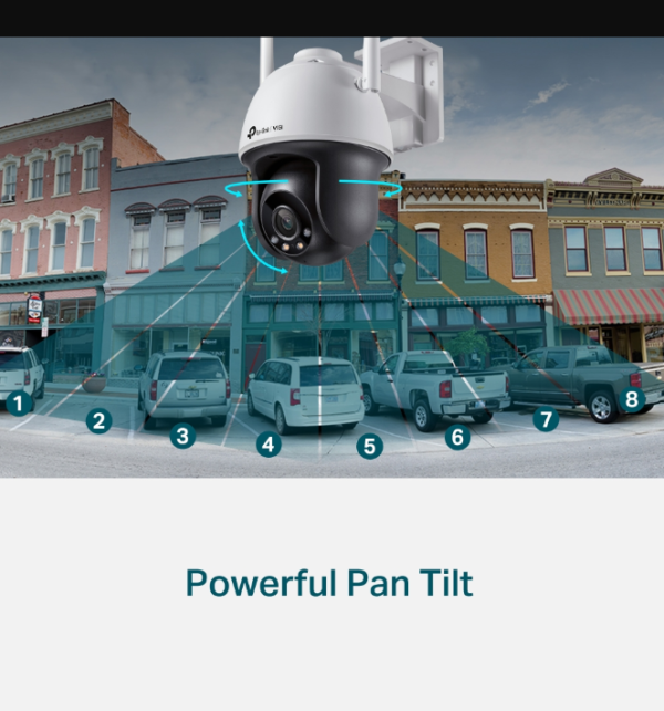 VIGI C540W(2.8mm) 4MP FULL COLOR WIRELESS PTZ - Image 6