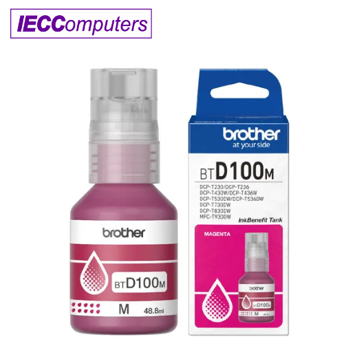 BROTHER MAGENTA INK BTD100M Photo