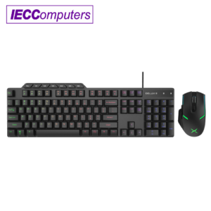 DELUX K9800U+M588BU Wired combo | RGB GAMING KEYBOARD AND MOUSE