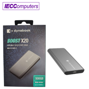 DYNABOOK BOOST X20 500GB PORTABLE SOLID STATE DRIVE USB 3.2 GEN 2