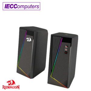 REDRAGON DESKTOP SPEAKER GS520 ANVIL RGB | 2.0 CHANNEL PC COMPUTER STEREO | SPEAKER WITH 6 COLORFUL LED MODES