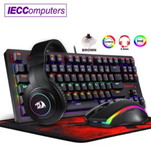 REDRAGON GAMING 4 IN 1 COMBO (KEYBOARD, MOUSE, MOUSE PAD, HEADSET) RD S113PP-KN