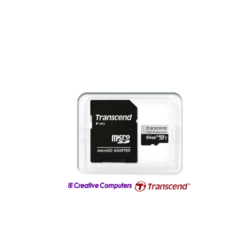 TRANSCEND UHS-I MICROSD 350V | FOR DASHCAMS AND SURVEILLANCE | HIGH ENDURANCE | READ UP TO 100MB\s | 64GB Photo